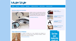 Desktop Screenshot of mujerstyle.com